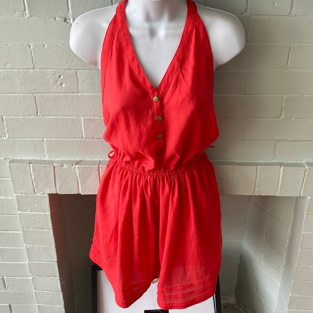 Coral Akira Red Label Dress
